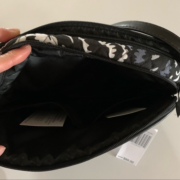 Vera Bradley Paisley Noir Trimmed Crossbody Bag - Picture 8 of 12